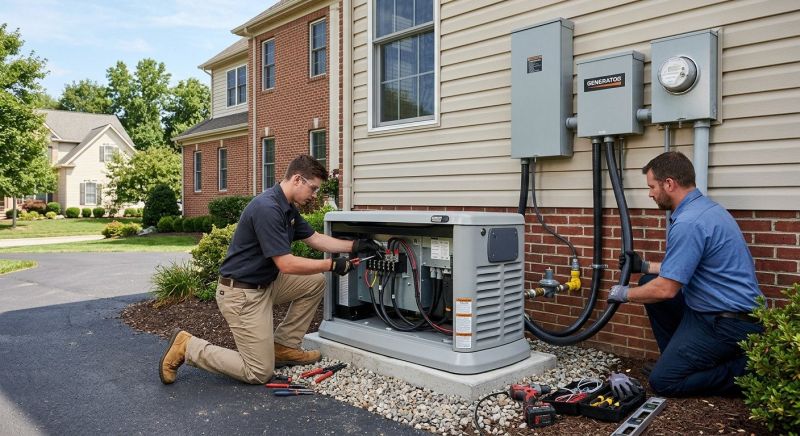 Gas Generator Installation in Conroe, TX