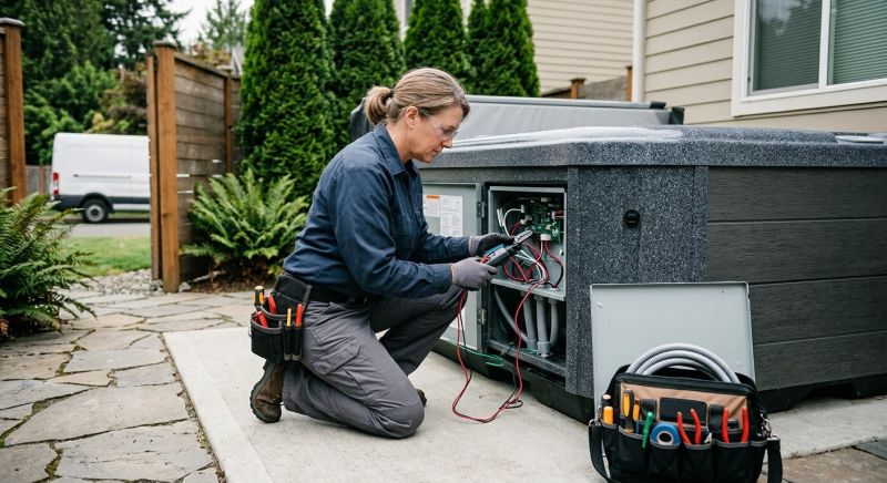 Spa Wiring Installation in Heber City, UT